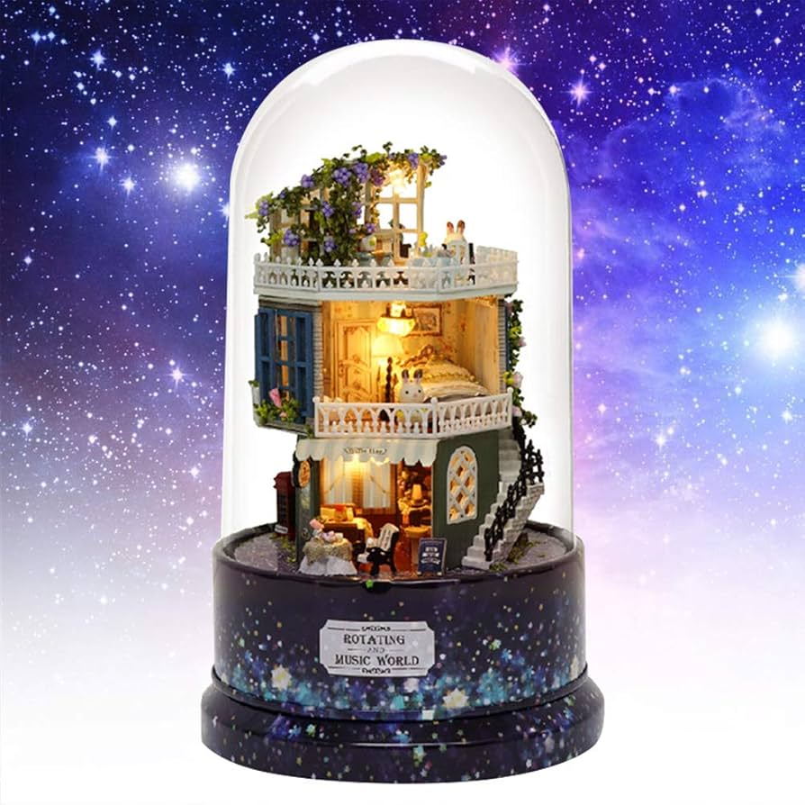 ミニチュア　ドールハウス　ライト　　　　　「おもちゃの国」 Amazon | ミニチュアドールハウスキット、LEDライトと家の装飾の